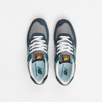 New Balance Numeric Pro Court 574 Shoes - Phantom / Aqua Green thumbnail