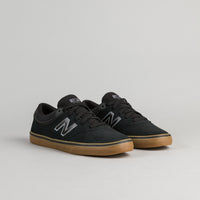 New Balance Numeric Quincy 254 Shoes - Black / Gum thumbnail