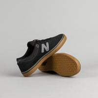 New Balance Numeric Quincy 254 Shoes - Black / Gum thumbnail