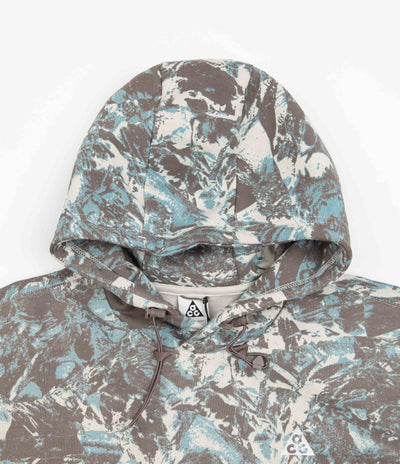 Nike ACG Allover Print Hoodie - Light Bone / Cave Stone / Summit White