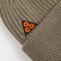 Nike ACG Cuffed Beanie - Olive Grey / Team Orange thumbnail