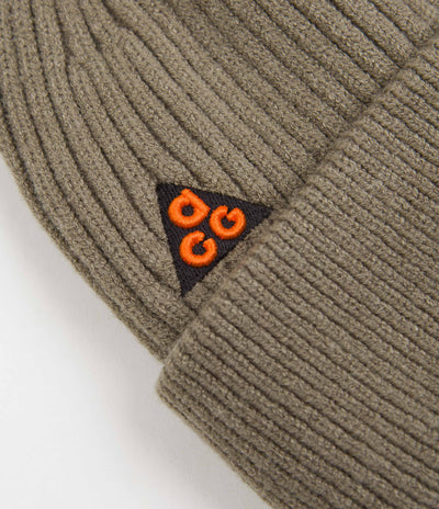 Nike ACG Cuffed Beanie - Olive Grey / Team Orange