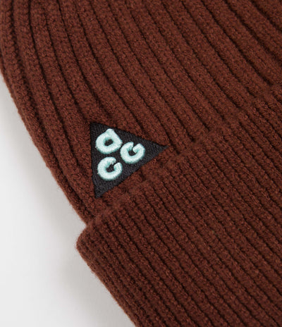 Nike ACG Cuffed Beanie - Oxen Brown / Mint Foam