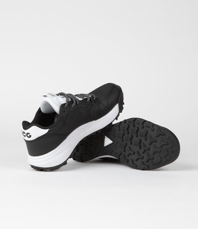 Nike ACG Lowcate Shoes - Black / White - Black - White