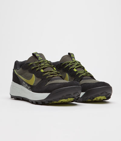 Nike ACG Lowcate Shoes - Cargo Khaki / Moss - Black - Bright Cactus