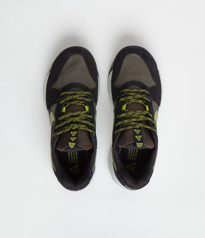 Nike ACG Lowcate Shoes - Cargo Khaki / Moss - Black - Bright Cactus