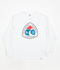 Nike ACG Outdoor Sign Long Sleeve T-Shirt - White