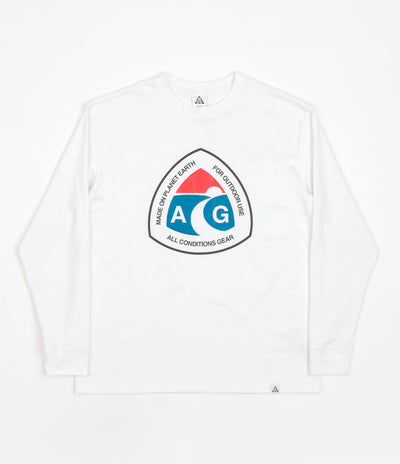 Nike ACG Outdoor Sign Long Sleeve T-Shirt - White