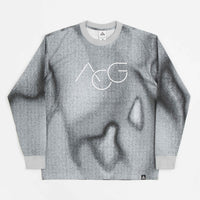 Nike ACG Print Long Sleeve T-Shirt - Photon Dust / Pure Platinum / Light Smoke Grey thumbnail