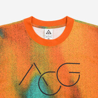 Nike ACG Print Long Sleeve T-Shirt - Tour Yellow / Light Menta / Campfire Orange thumbnail