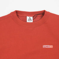 Nike ACG Therma-FIT Fleece Crewneck Sweatshirt - Cinnabar / Black / Summit White thumbnail