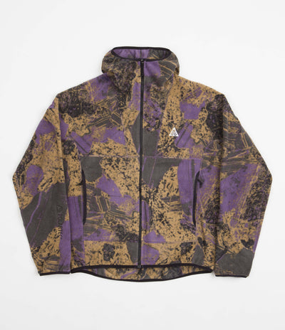 Nike ACG Therma-FIT Wolf Tree Hooded Fleece - Canyon Purple / Black / White