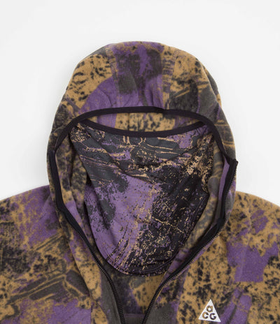 Nike ACG Therma-FIT Wolf Tree Hooded Fleece - Canyon Purple / Black / White