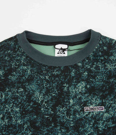 Nike ACG Tuff Fleece Crewneck Sweatshirt - Spring Green / Summit White