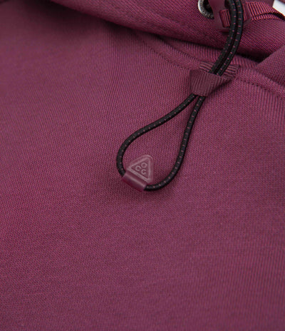 Nike ACG Tuff Fleece Hoodie - Rosewood / Black / Summit White