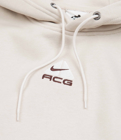 Nike ACG Womens Tuff Knit Hoodie - Light Orewood Brown / Summit White