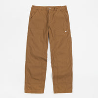 Nike Double Panel Unlined Pants - Ale Brown / White thumbnail