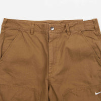 Nike Double Panel Unlined Pants - Ale Brown / White thumbnail