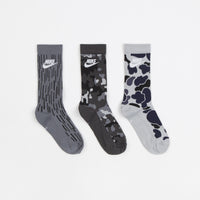 Nike Everyday Essential Crew Socks (3 Pair) - Black / Camo / Multi thumbnail