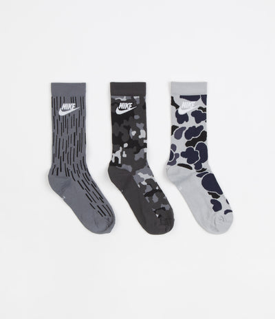 Nike Everyday Essential Crew Socks (3 Pair) - Black / Camo / Multi