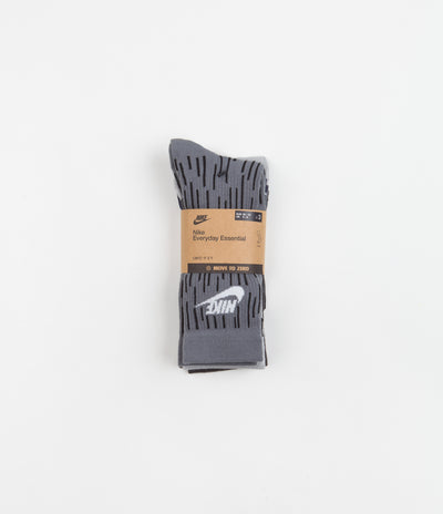 Nike Everyday Essential Crew Socks (3 Pair) - Black / Camo / Multi