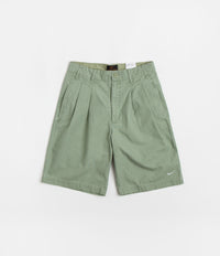 Nike Pleated Chino Shorts - Oil Green / White