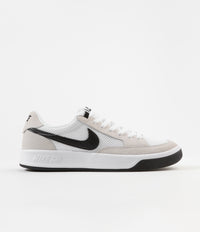 Nike SB Adversary Shoes - White / Black - White