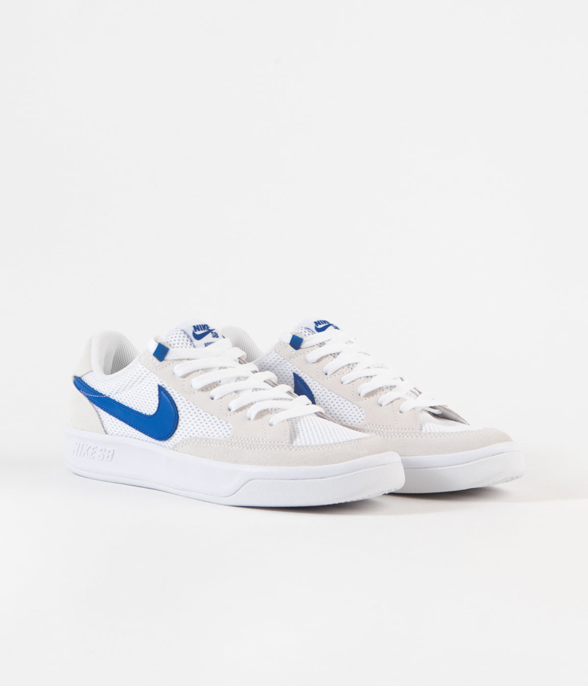 Nike SB Adversary Shoes - White / Photo Blue - White - White | Flatspot