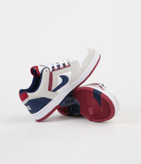 Nike sb air force 2 low on sale white blue red