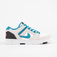 Nike SB Air Force II Low Shoes - White / Teal Nebula - Black - Pink Flash thumbnail