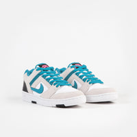 Nike SB Air Force II Low Shoes - White / Teal Nebula - Black - Pink Flash thumbnail