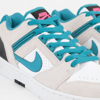 Nike SB Air Force II Low Shoes - White / Teal Nebula - Black - Pink Flash thumbnail