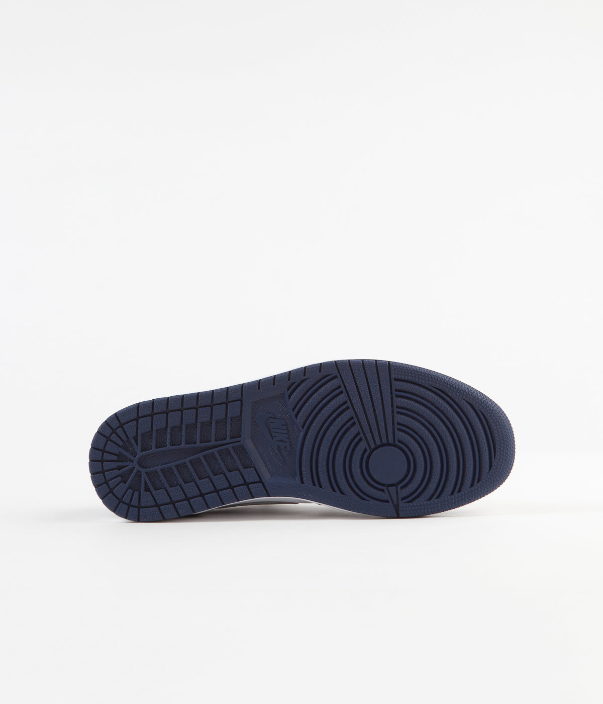 Nike SB Air Jordan 1 Low Shoes - Midnight Navy / Metallic Silver - Whi ...