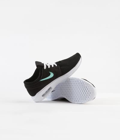 Nike SB Air Max Janoski 2 Shoes - Black / Mint - Black