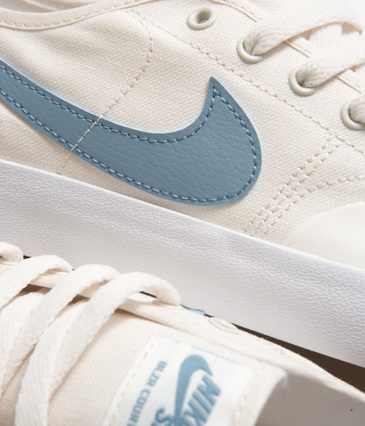 Nike SB Blazer Court Shoes - Phantom / Cerulean - Phantom - Gum Light ...