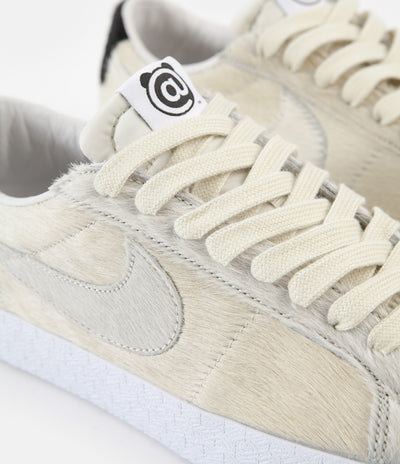 Nike SB Blazer Low GT Medicom Shoes - Light Cream / Light Cream - Black