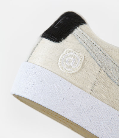 Nike SB Blazer Low GT Medicom Shoes - Light Cream / Light Cream - Black