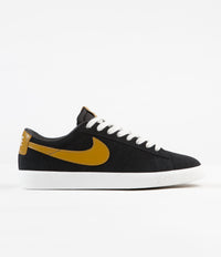 Nike SB Blazer Low GT Shoes - Black / Wheat - Summit White