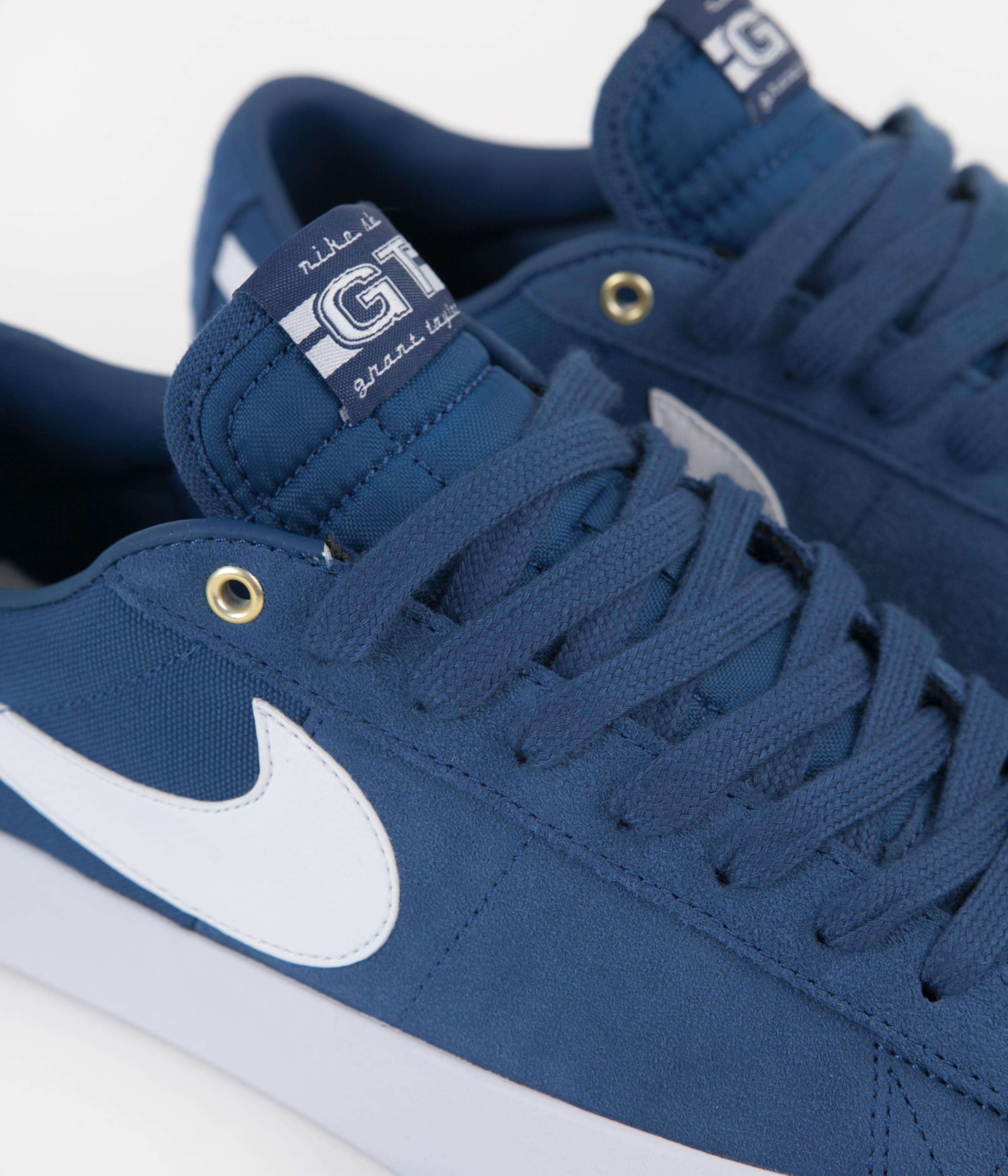 Nike SB Blazer Low Pro GT Shoes - Court Blue / White - Court Blue ...