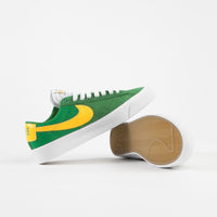 Nike SB Blazer Low Pro GT Shoes - Lucky Green / University Gold - Black - White thumbnail