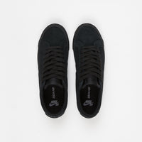 Nike SB Blazer Low Shoes - Black / Black - Gunsmoke thumbnail