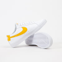 Nike SB Blazer Low Shoes - White / Mineral Gold thumbnail