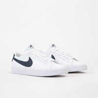 Nike SB Blazer Low Shoes - White / Obsidian thumbnail