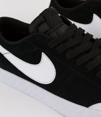 Nike sb blazer xt low black  and  white suede skate shoes best sale