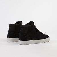 Nike SB Blazer Mid Deconstructed Shoes - Black / Black - Pro Purple thumbnail