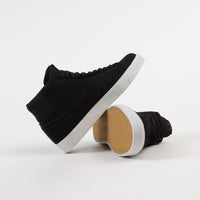 Nike SB Blazer Mid Deconstructed Shoes - Black / Black - Pro Purple thumbnail