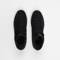 Nike SB Blazer Mid Deconstructed Shoes - Black / Black - Pro Purple thumbnail