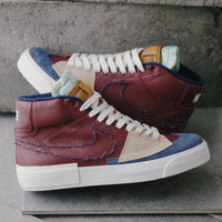 Nike SB Blazer Mid Edge Shoes - Team Red / Navy - Light Dew - Summit White thumbnail