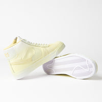 Nike SB Blazer Mid Premium Shoes - Lemon Wash / Lemon Wash - Lemon Wash - White thumbnail