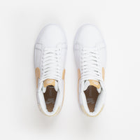 Nike SB Blazer Mid Premium Shoes - White / Celestial Gold thumbnail